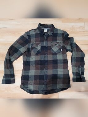 Vans men's size large button up shirt